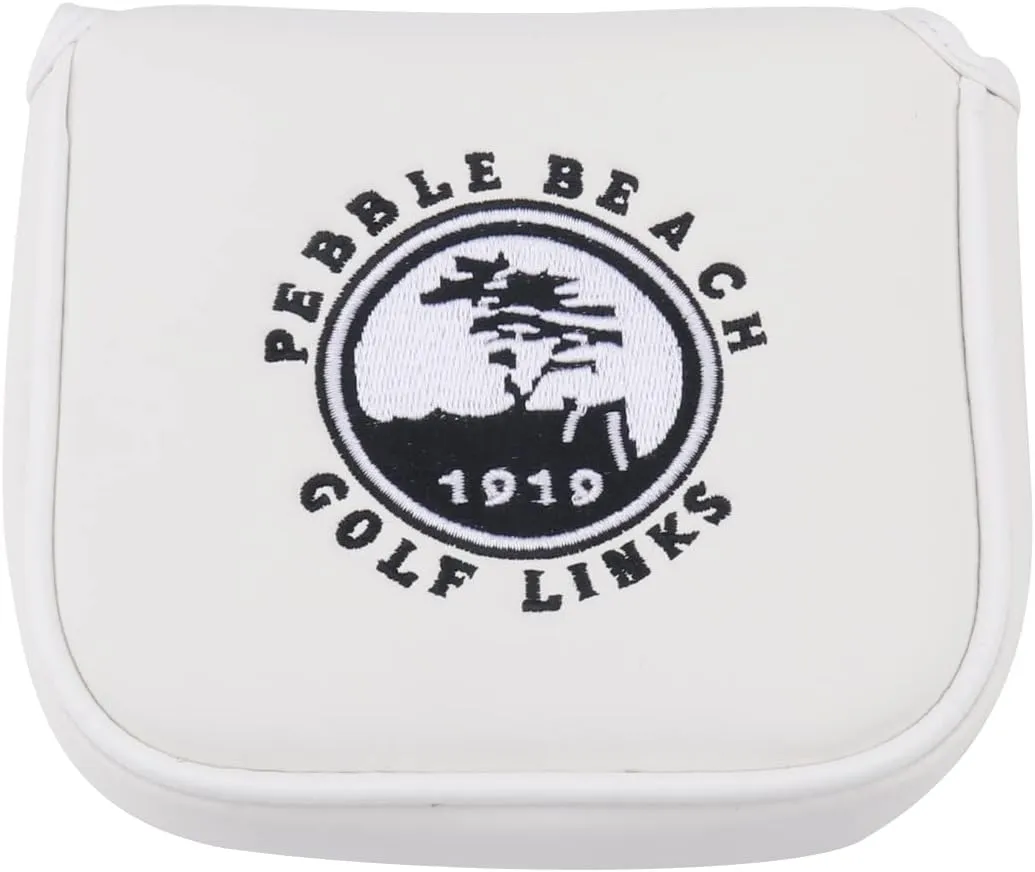HISTAR Pebble Beach Magnetic Closure Golf Square Mallet Shaped Putter Cover for Scotty Cameron