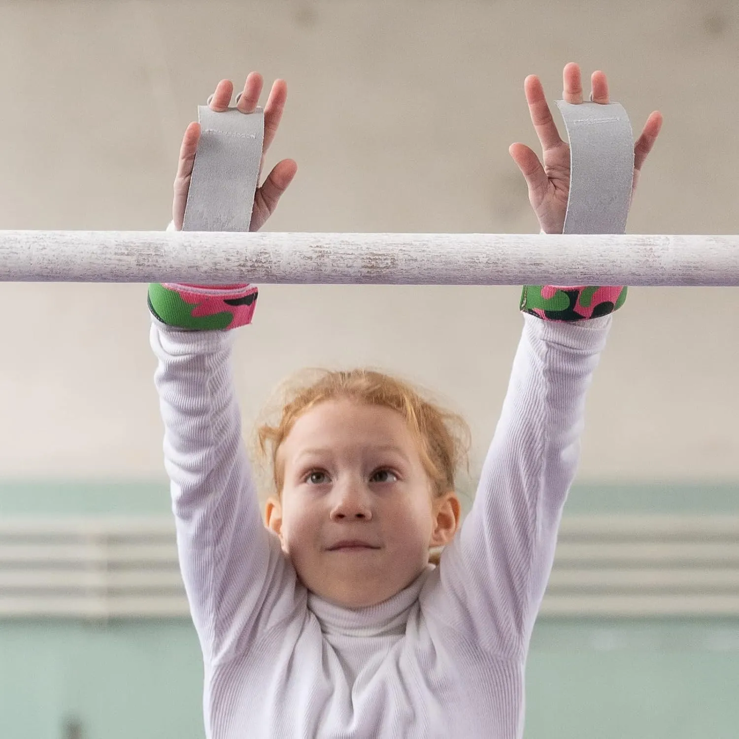 HOLVIST Gymnastics Grips | Leather Made Dowel Gymnastic Grips | Gymnastics Grips for Girls 10-12 | Hook & Loop Gymnastics Grips for Girls 7-9 | 2 Hole Womens Gymnastics Hand Grips