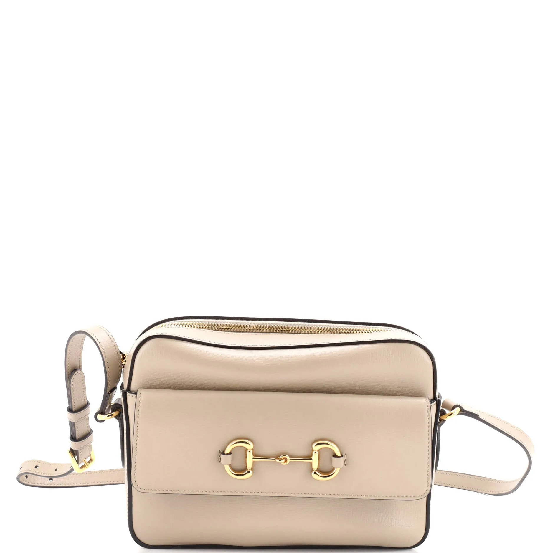 Horsebit 1955 Flap Pocket Camera Bag Leather Small