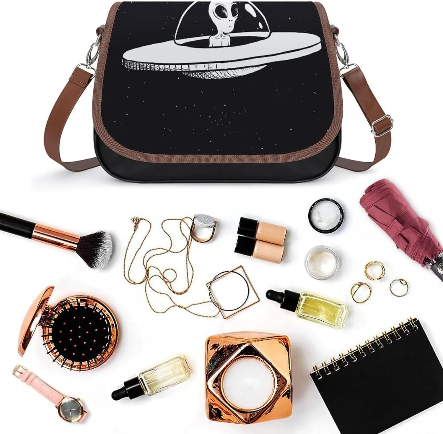 Hotdog Fun Food Hot Dog Fashionable And Exquisite Shoulder Bag, Convenient Leather Crossbody Bag for Going Out