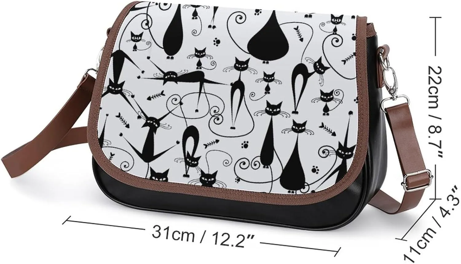 Hotdog Fun Food Hot Dog Fashionable And Exquisite Shoulder Bag, Convenient Leather Crossbody Bag for Going Out