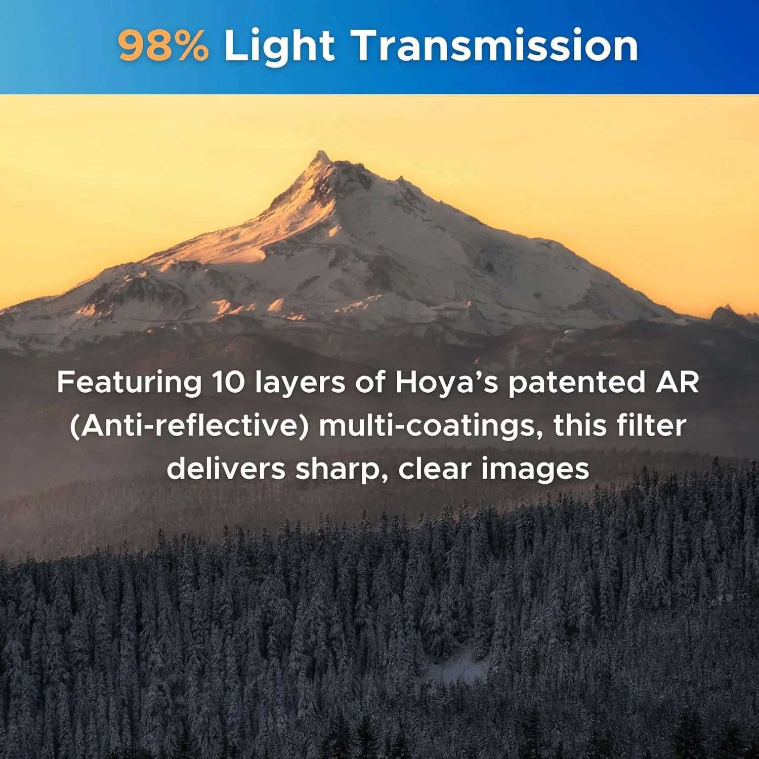 Hoya NXT Plus 72mm UV Filter — Schott B270 Clear Glass with 10-Layer HMC Multi-Coating for 98% Light Transmission, Waterproof Top-Coat, Aluminum Frame - Camera Lens Filter for Sharp, Clear Images