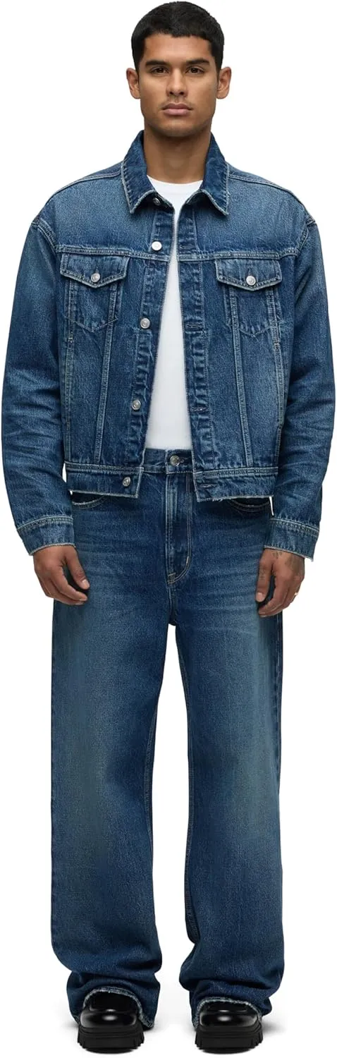 HUDSON Men's Denim Trucker Jacket