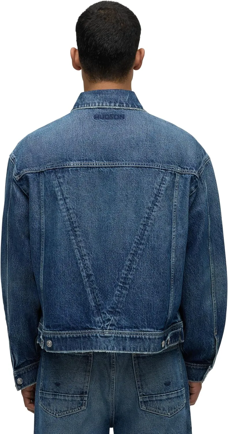 HUDSON Men's Denim Trucker Jacket