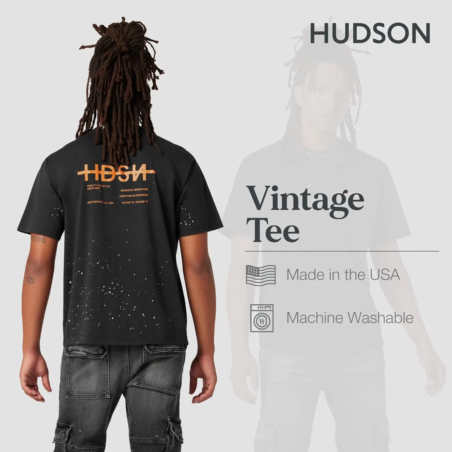 HUDSON Men's Vintage Tee