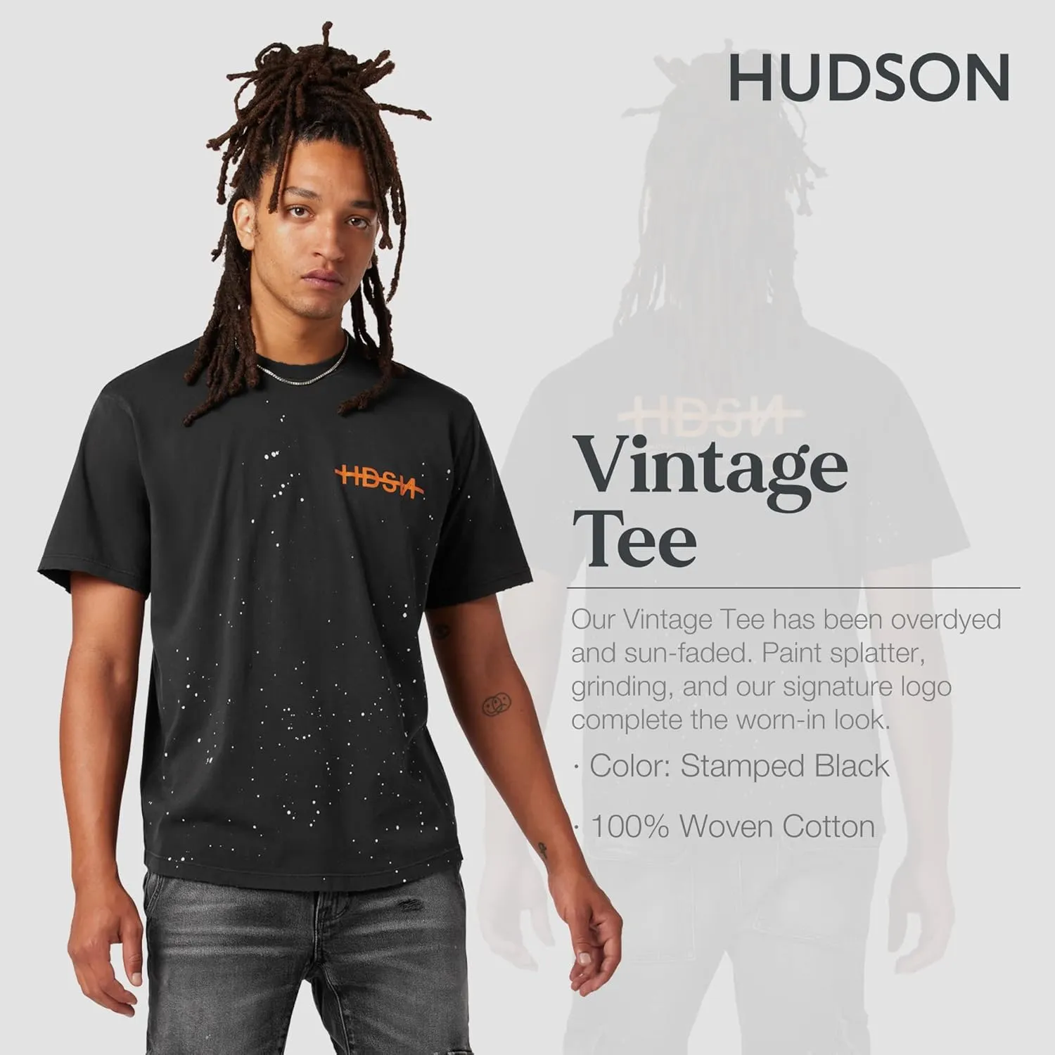 HUDSON Men's Vintage Tee