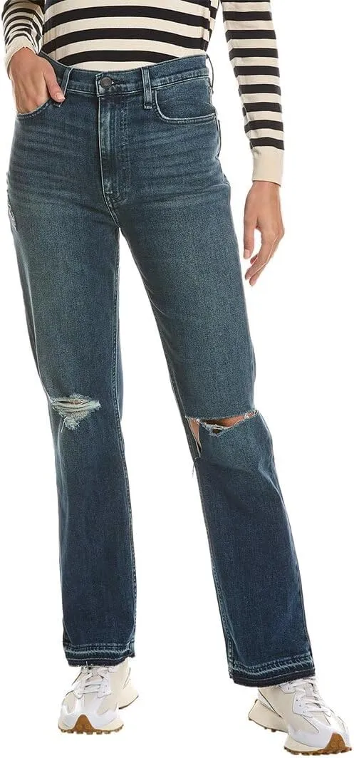 HUDSON Women's Jade High Rise Straight, Loose Fit Jean