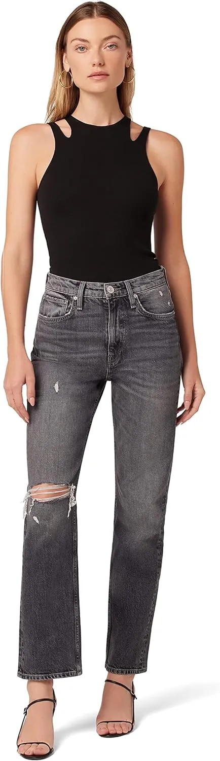 HUDSON Women's Jade High Rise Straight, Loose Fit Jean