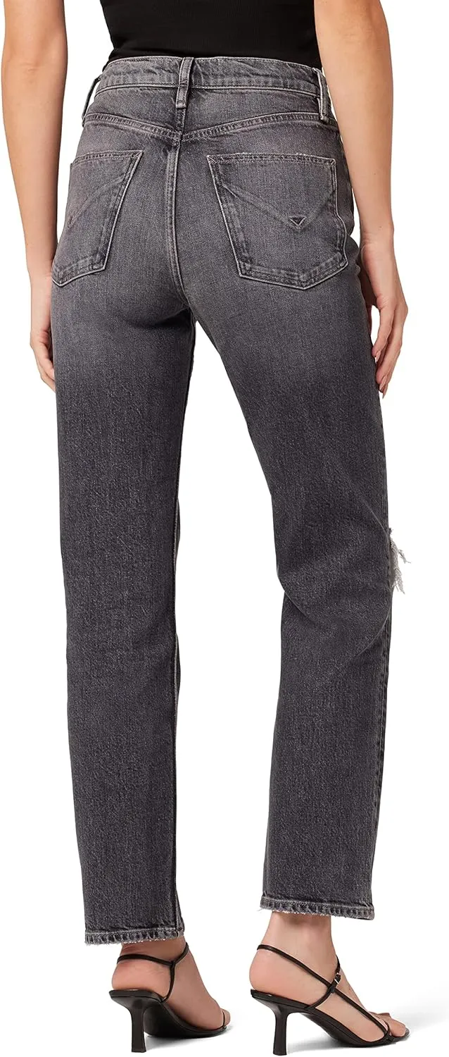 HUDSON Women's Jade High Rise Straight, Loose Fit Jean
