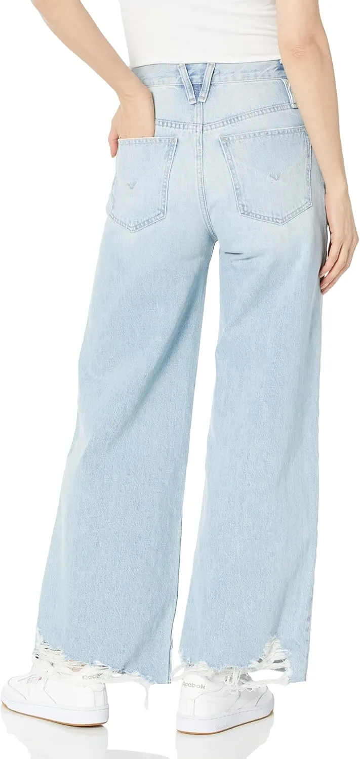 HUDSON Women's James High-Rise Wide Leg Barefoot