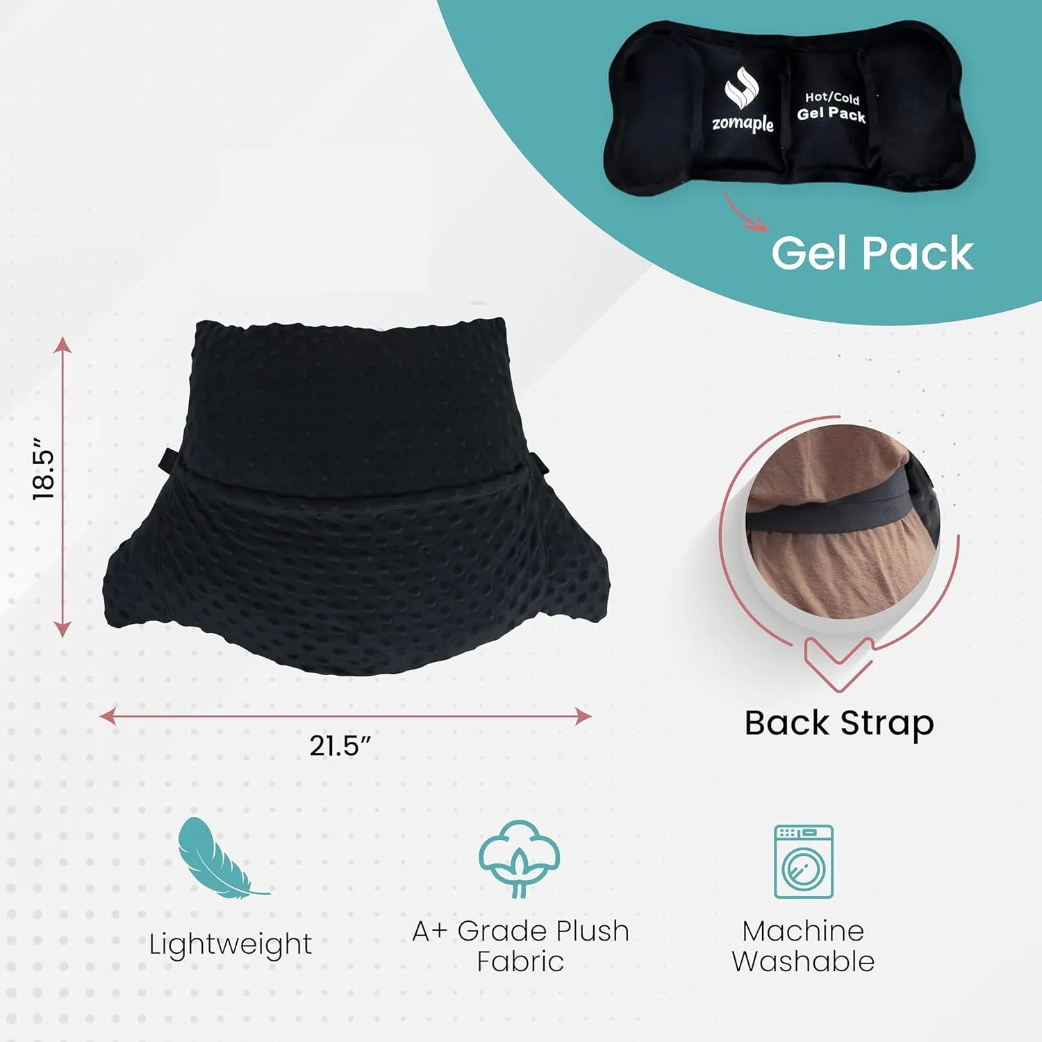 Hysterectomy Pillow for Abdominal Surgery - Post Hysterectomy Recovery Must Haves - Tummy Pillow, After Abdominal Recovery Products for Women