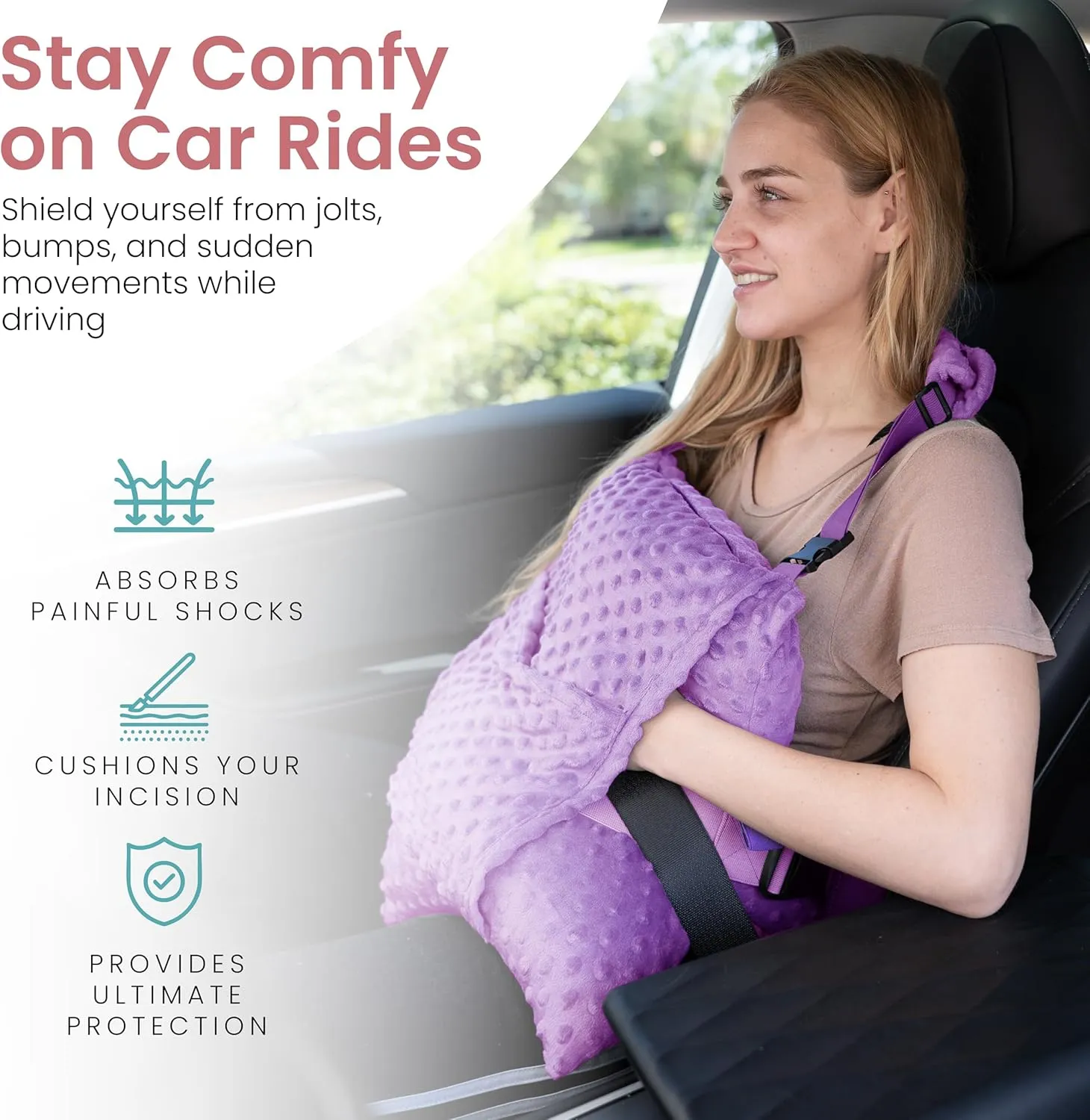 Hysterectomy Pillow for Abdominal Surgery - Post Hysterectomy Recovery Must Haves - Tummy Pillow, After Abdominal Recovery Products for Women