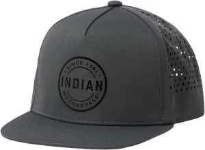 Indian Motorcycle Block Print Ripstop Cap, Gray - 2862793