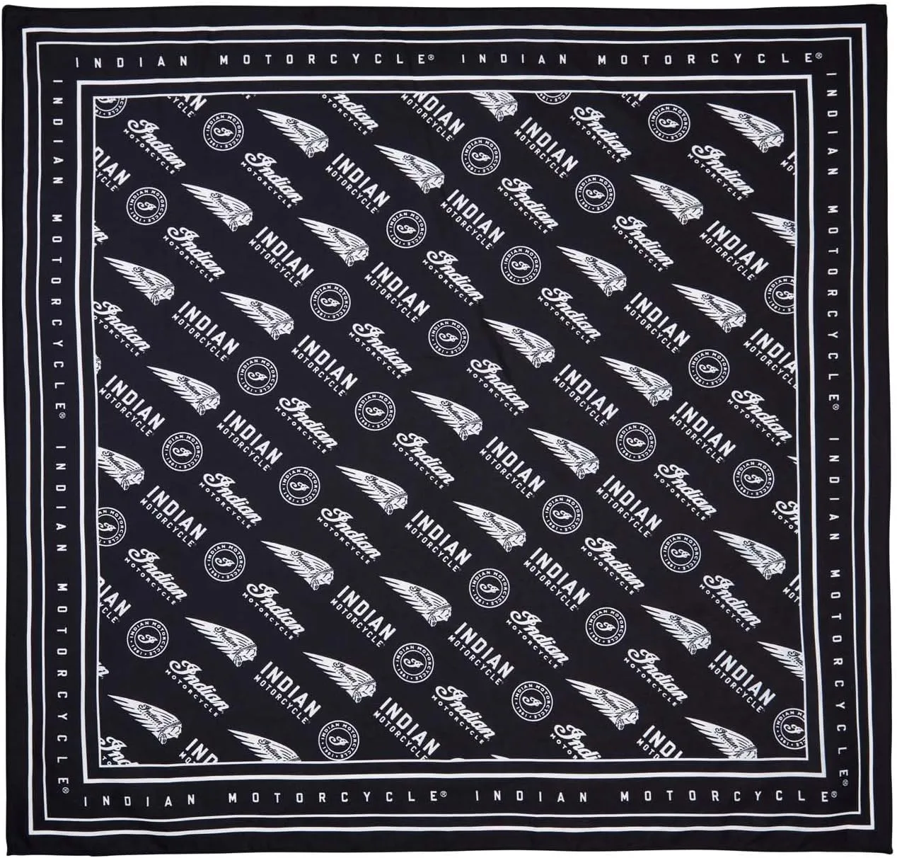 Indian Motorcycle Logo Bandana Black