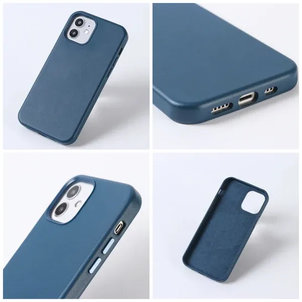 iPhone 14 Plus Leather Case (Not Mag safe) with Logo
