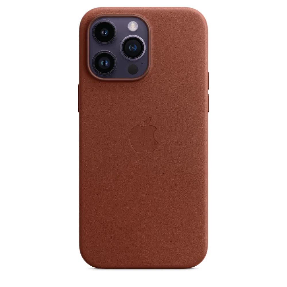 iPhone 14 Plus Leather Case (Not Mag safe) with Logo