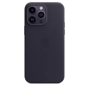 iPhone 15 Pro Leather Case with Magsafe (IC Animation Working) - Ink Blue