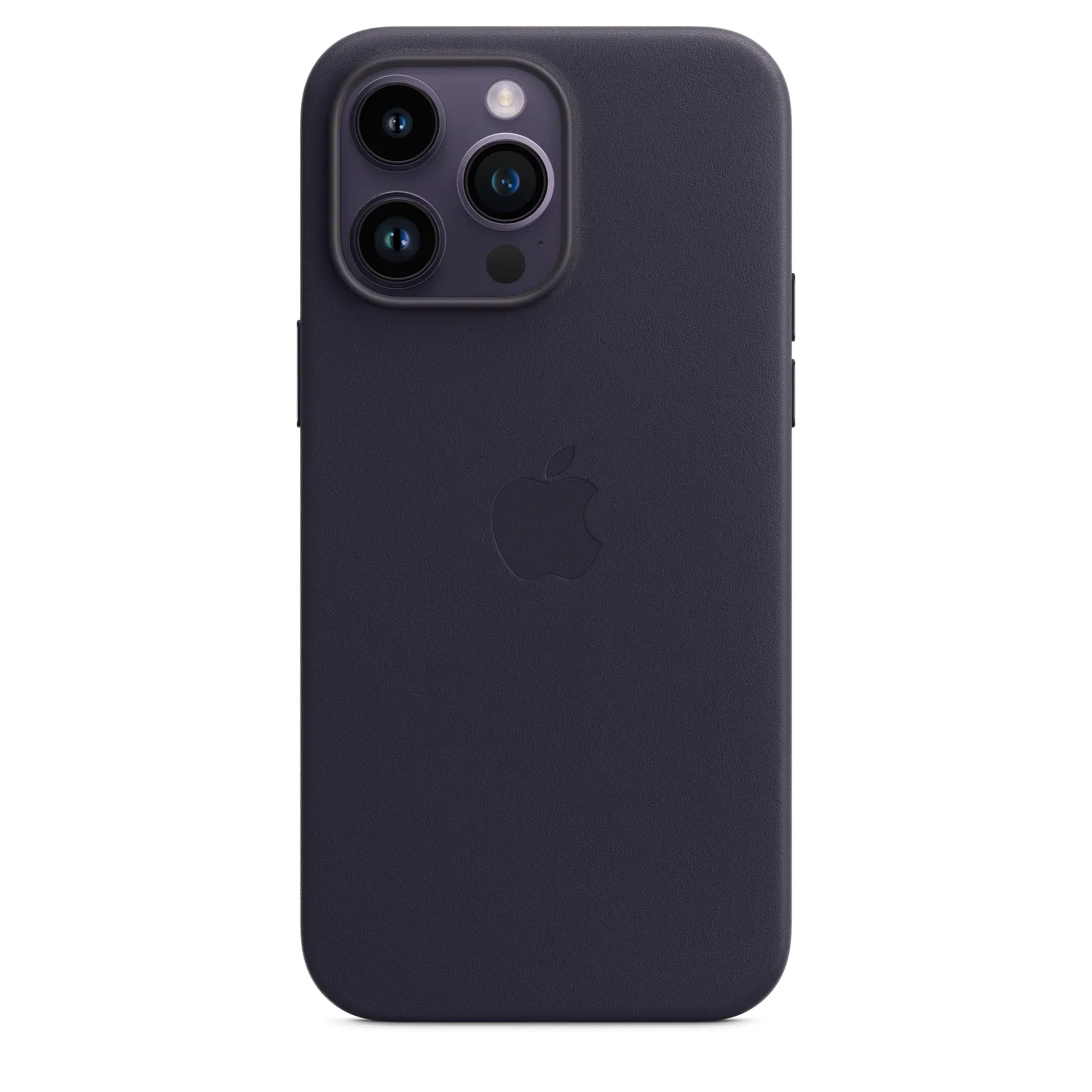 iPhone 15 Pro Leather Case with Magsafe (IC Animation Working) - Ink Blue