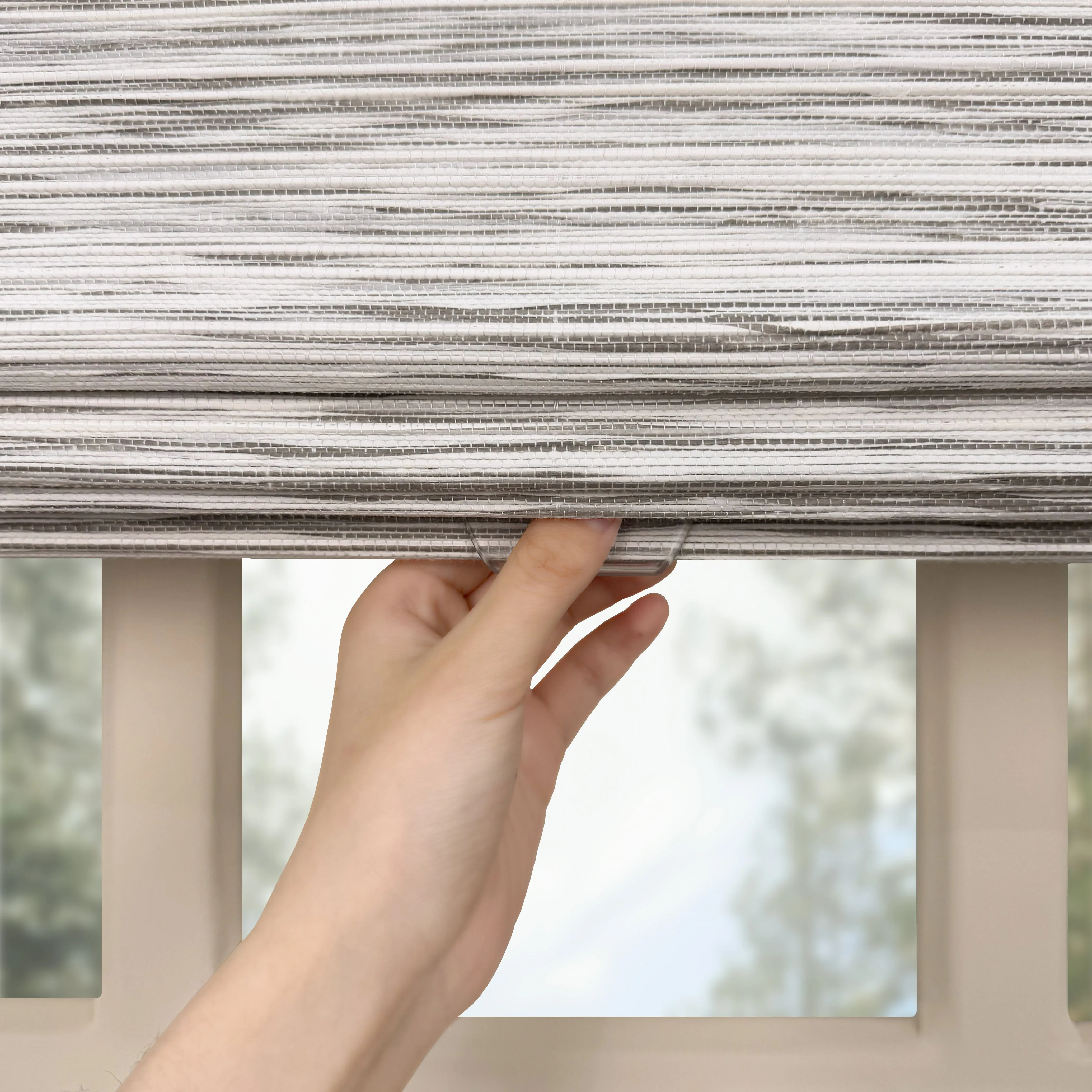 Ivy Woven Bamboo Blinds & Shades | Marble
