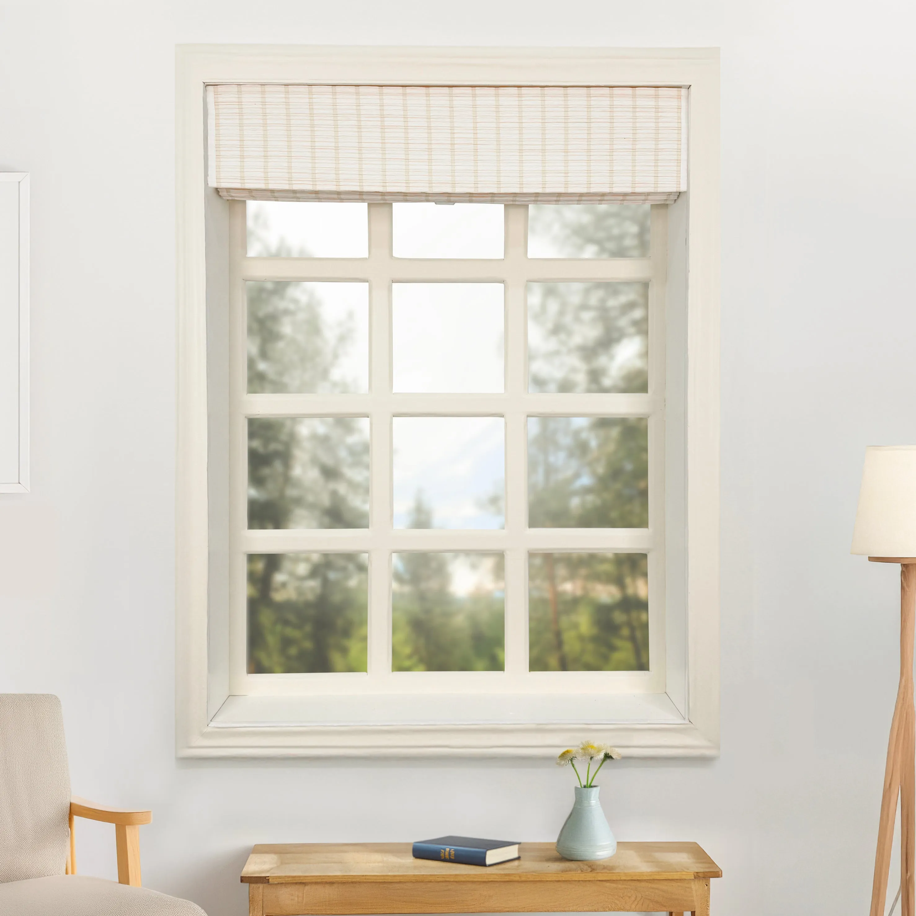 Ivy Woven Bamboo Blinds & Shades | Snow