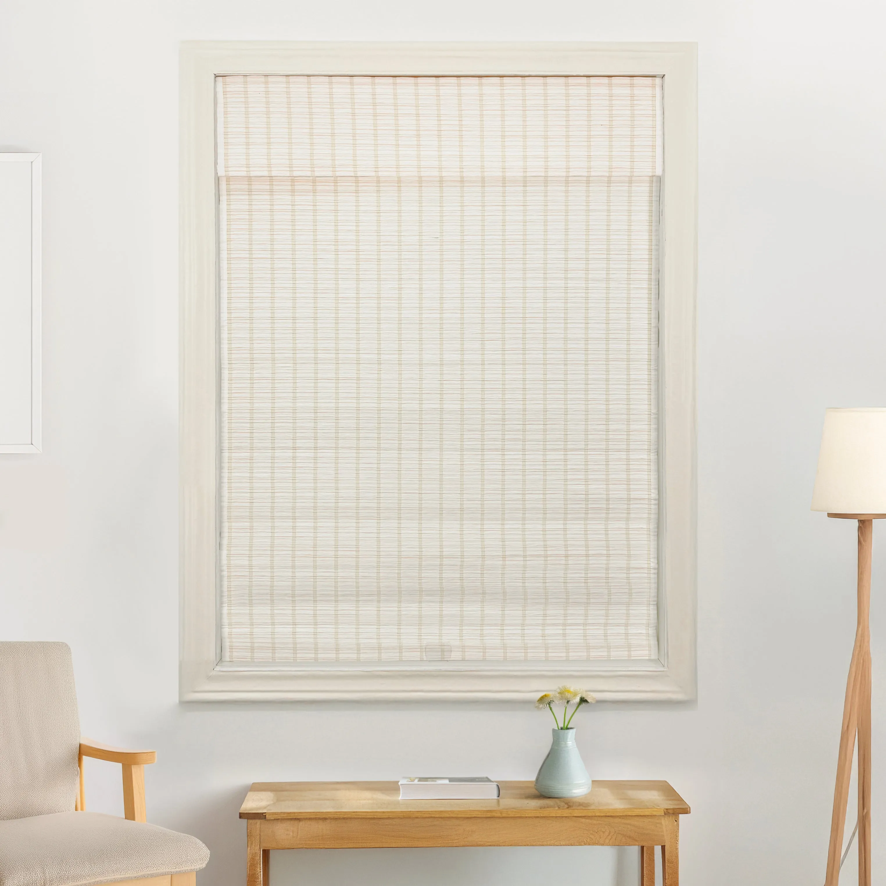 Ivy Woven Bamboo Blinds & Shades | Snow