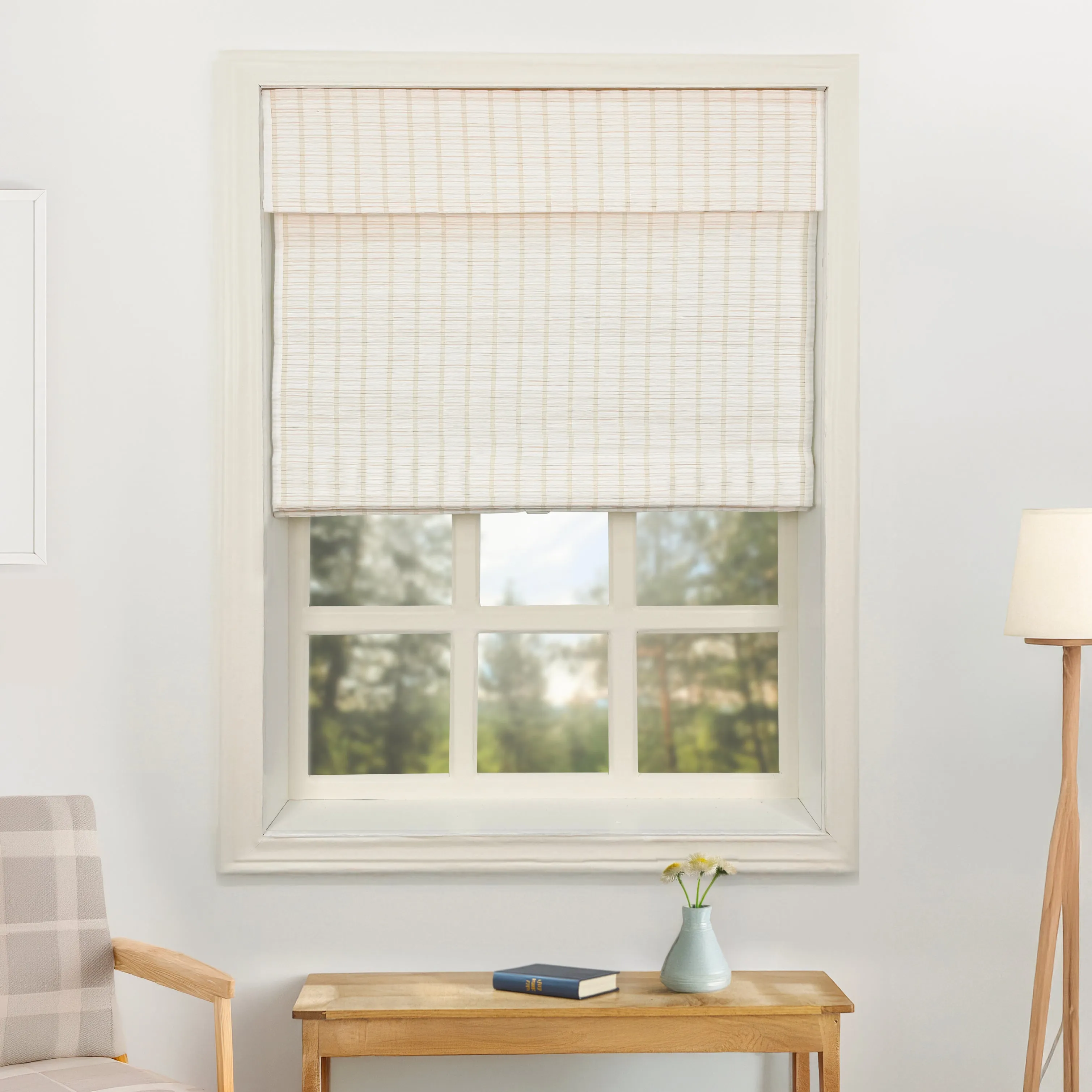 Ivy Woven Bamboo Blinds & Shades | Snow