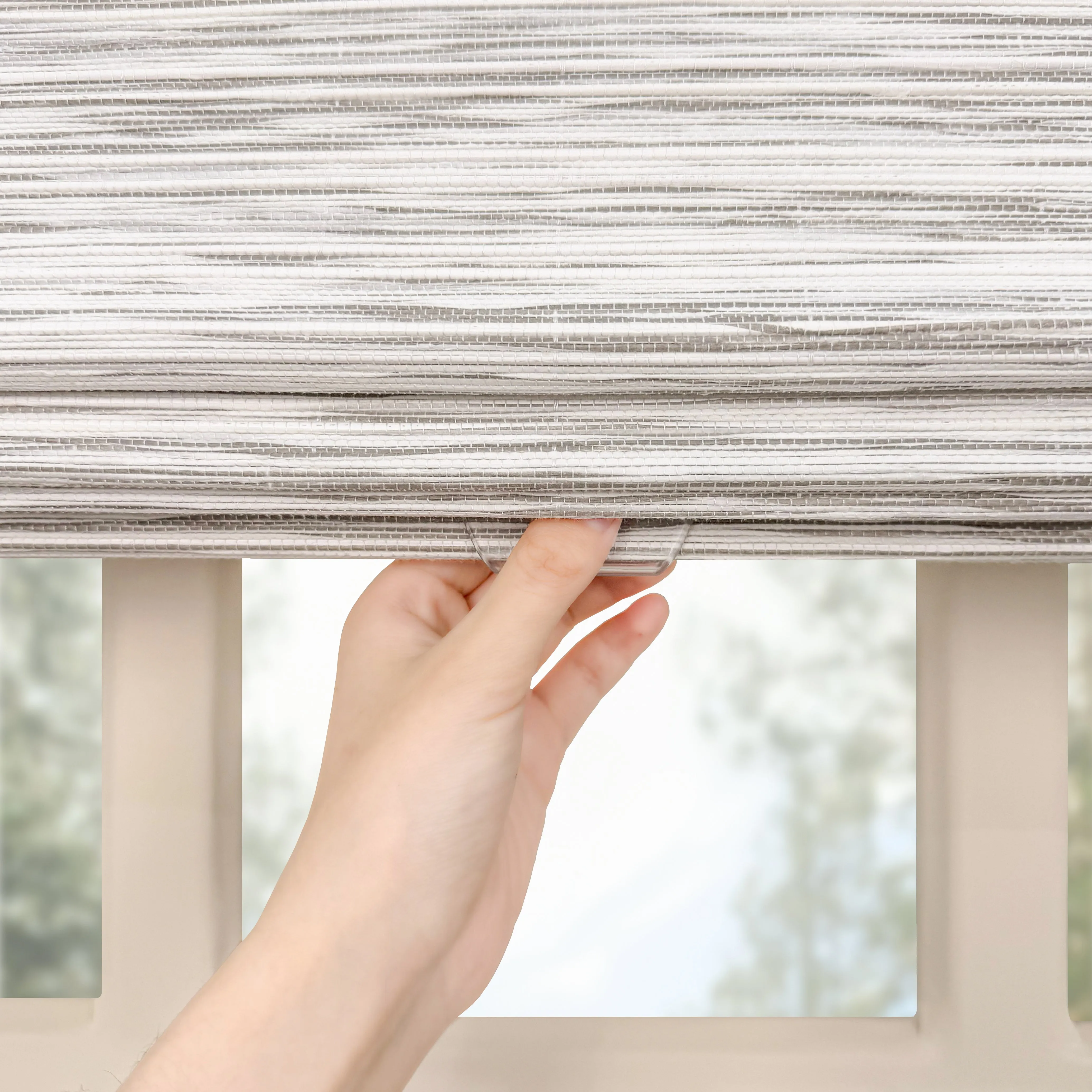 Ivy Woven Bamboo Blinds & Shades Top Down Bottom Up | Marble