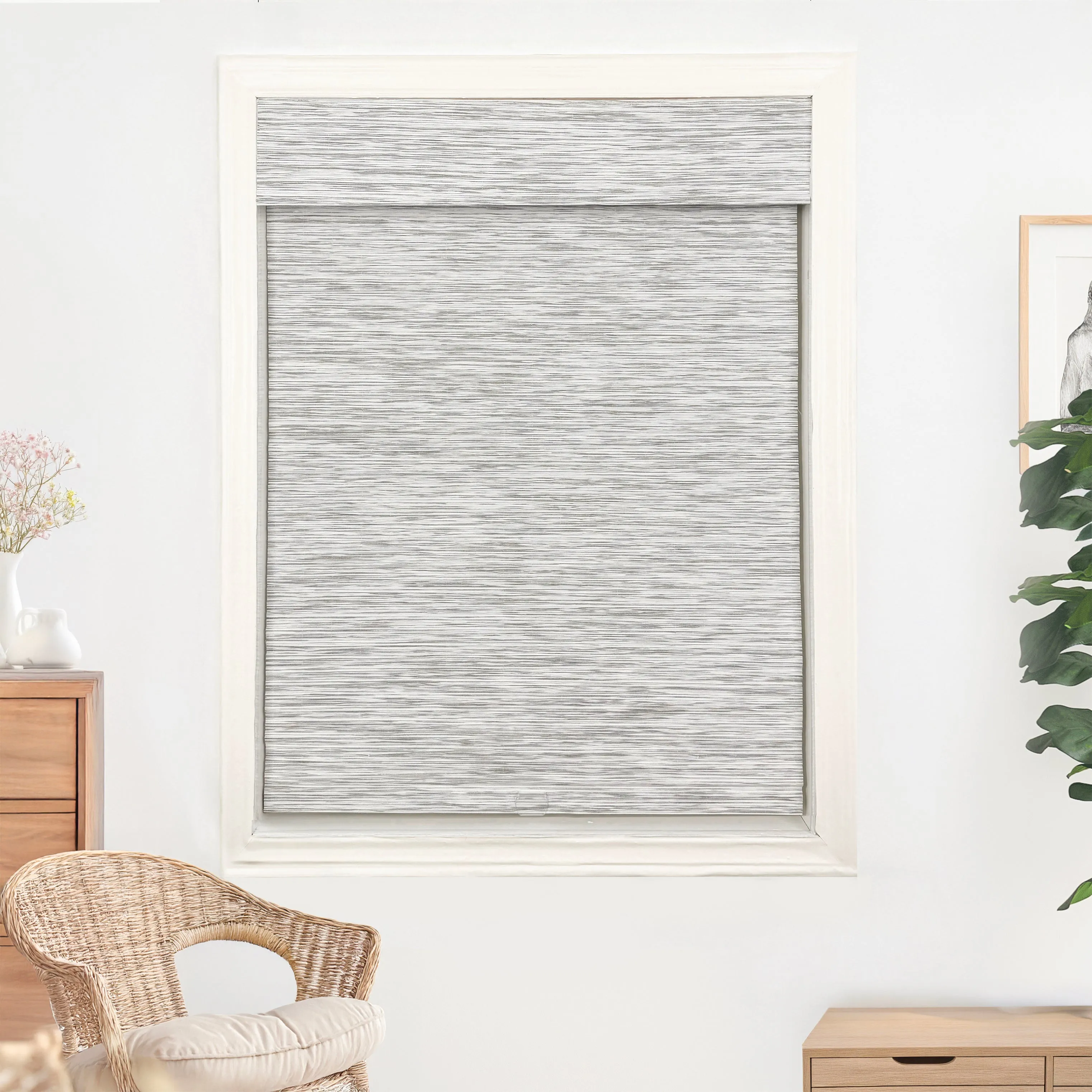 Ivy Woven Bamboo Blinds & Shades Top Down Bottom Up | Marble