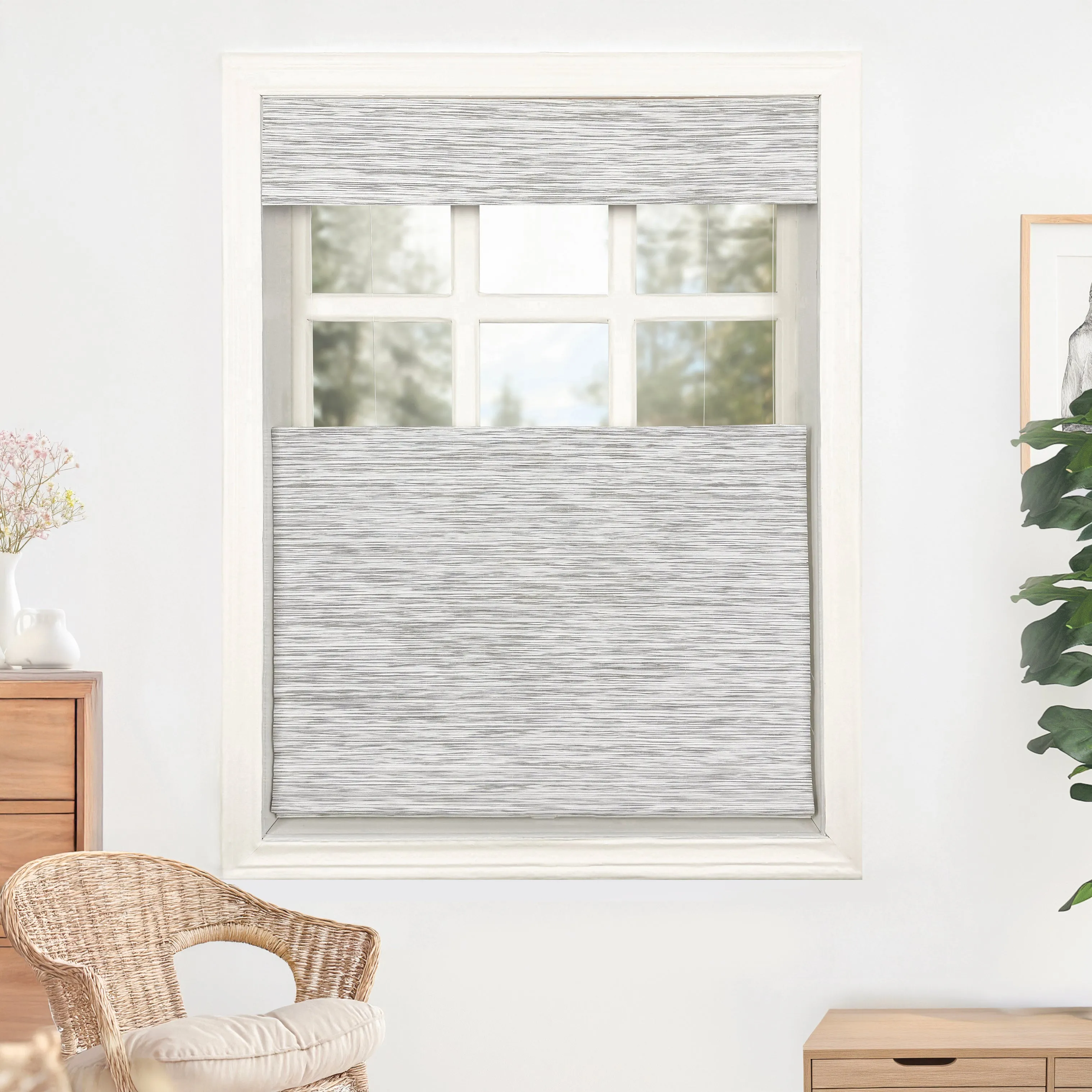 Ivy Woven Bamboo Blinds & Shades Top Down Bottom Up | Marble
