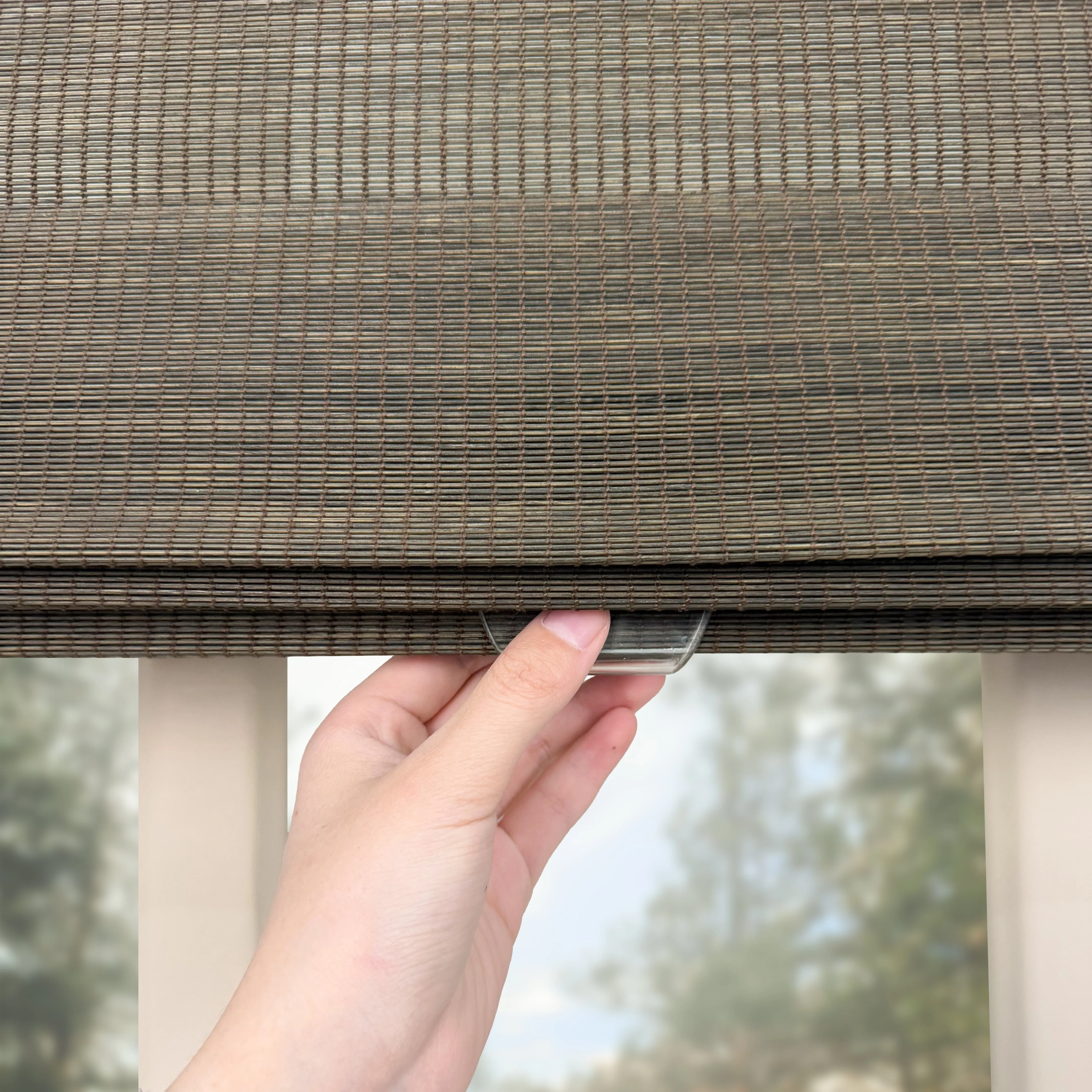 Ivy Woven Bamboo Blinds & Shades Top Down Bottom Up | Moss
