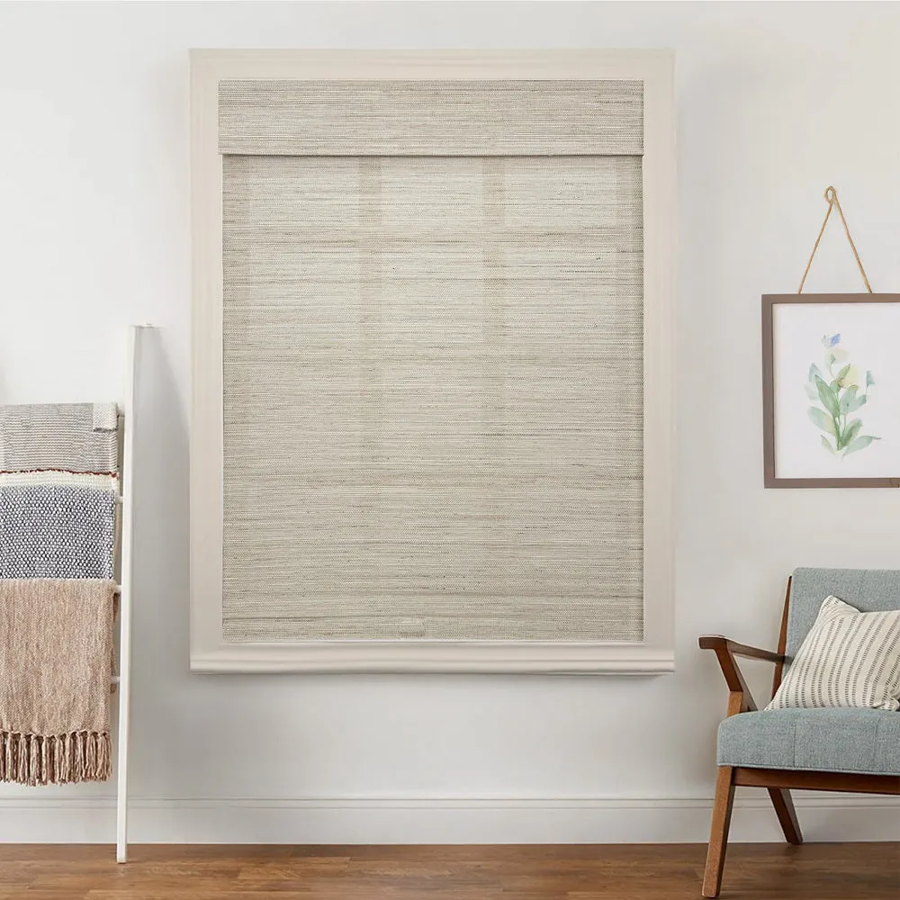 Ivy Woven Bamboo No-Drill Blinds & Shades | Olive Green