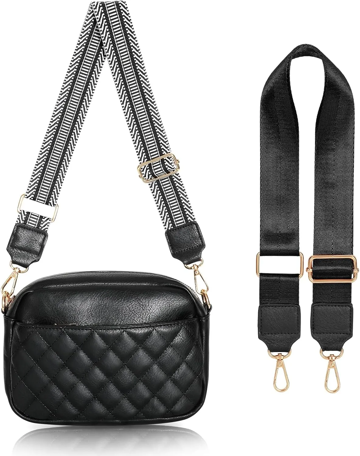 JASGOOD Crossbody Bags for Women, Leather Shoulder Purse and Handbags with Adjustable Strap