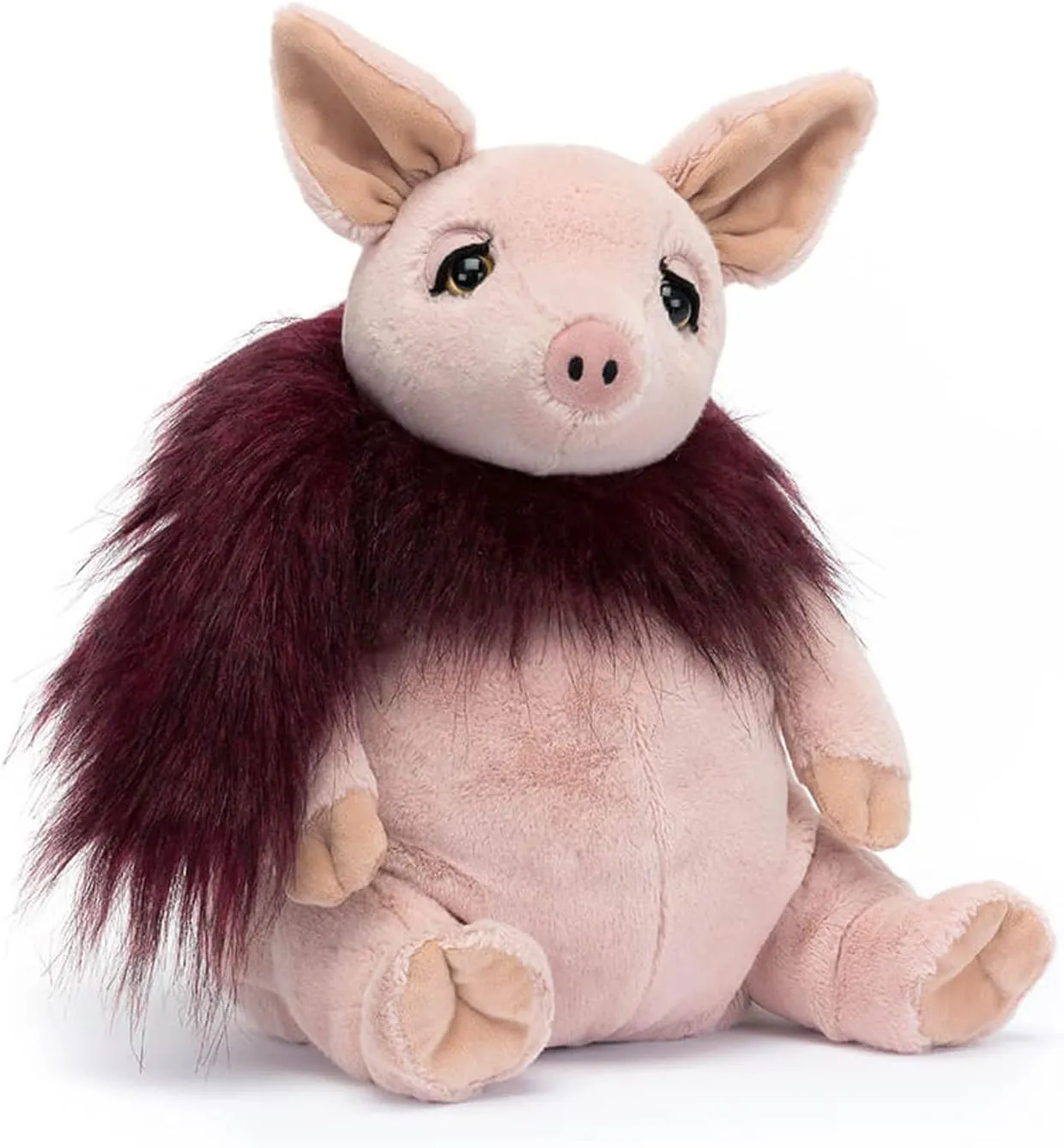 Jellycat Glamorama Pig Stuffed Animal, 12.5 inches- Farmyard Plush Toy - Classic Children's Gift