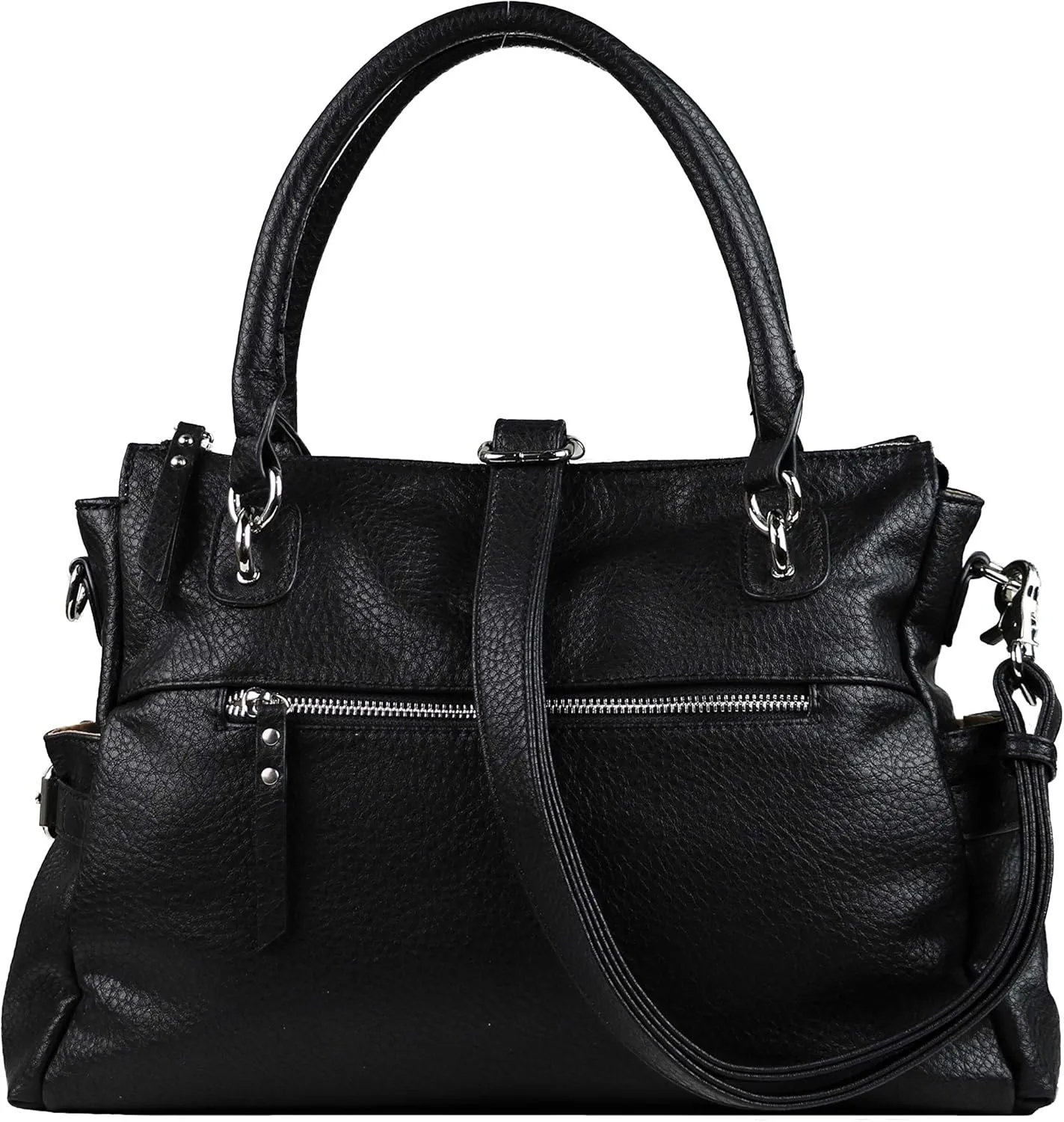 Jessica Satchel Concealed Carry - Womens Concealed Carry Purse - Crossbody Bag with Gun Holster