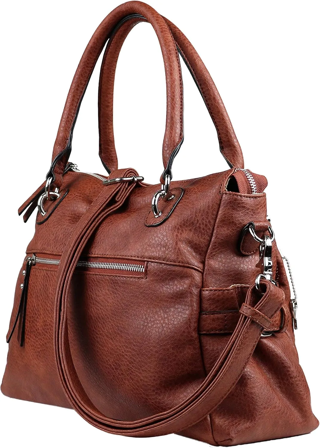 Jessica Satchel Concealed Carry - Womens Concealed Carry Purse - Crossbody Bag with Gun Holster