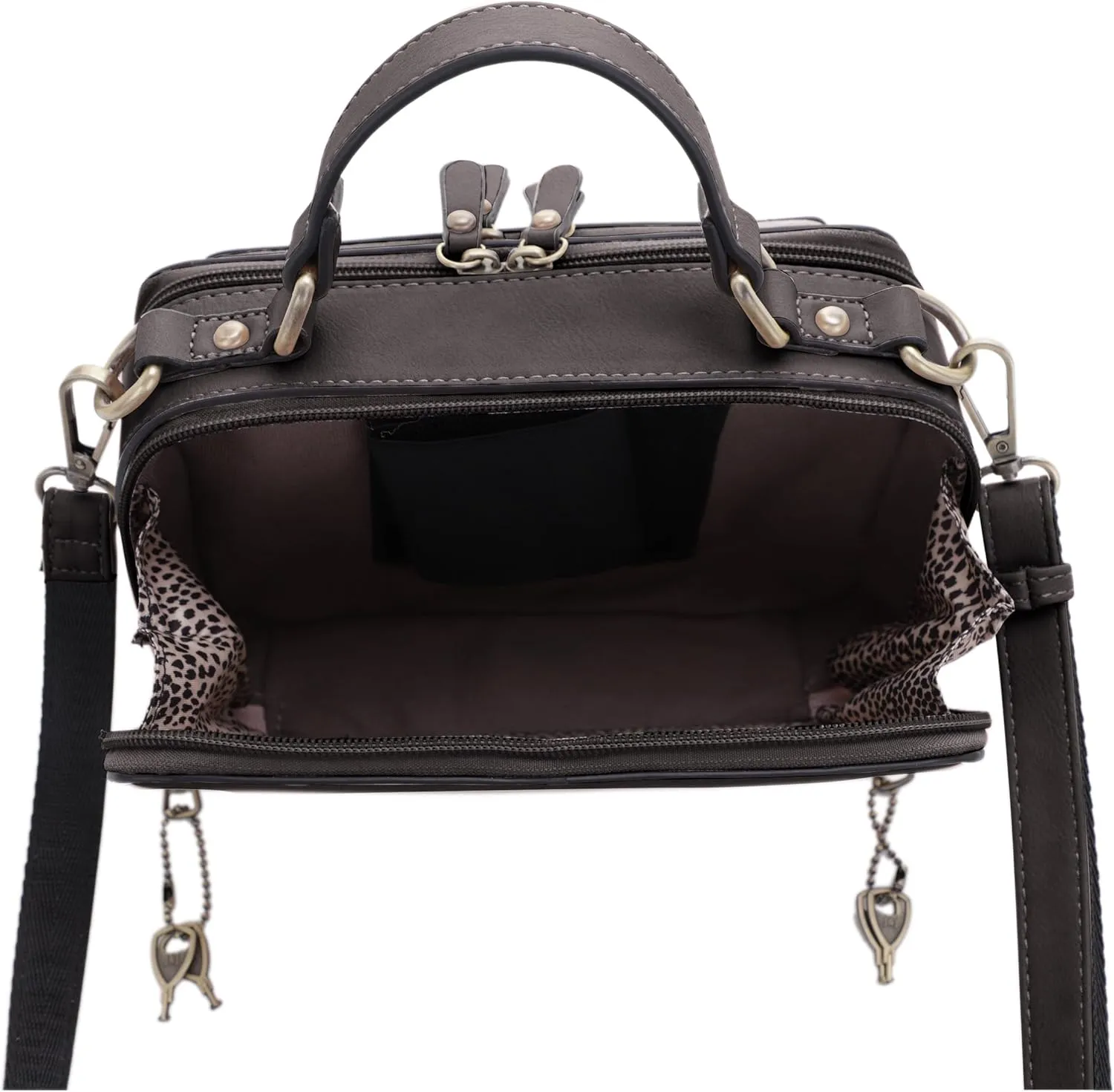 JESSIE & JAMES PANDORA Compact Concealed Carry Crossbody Satchel Purse