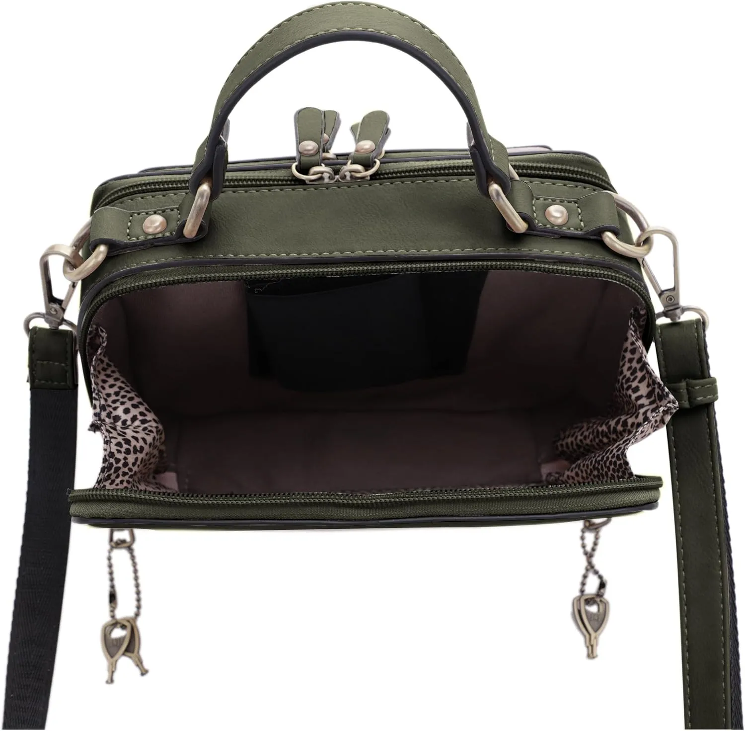 JESSIE & JAMES PANDORA Compact Concealed Carry Crossbody Satchel Purse