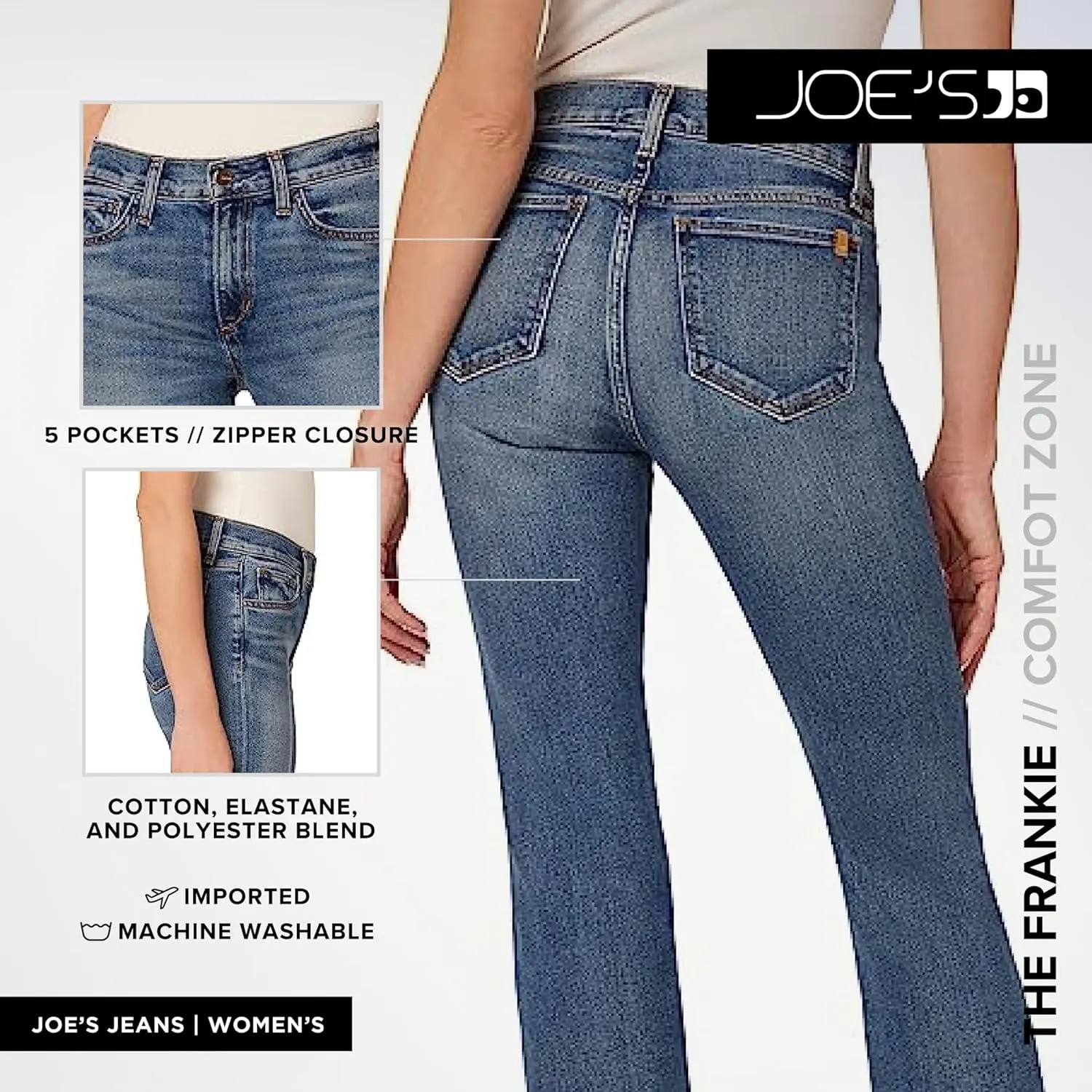 Joe's Jeans Women's The Frankie Bootcut W Wide Hem
