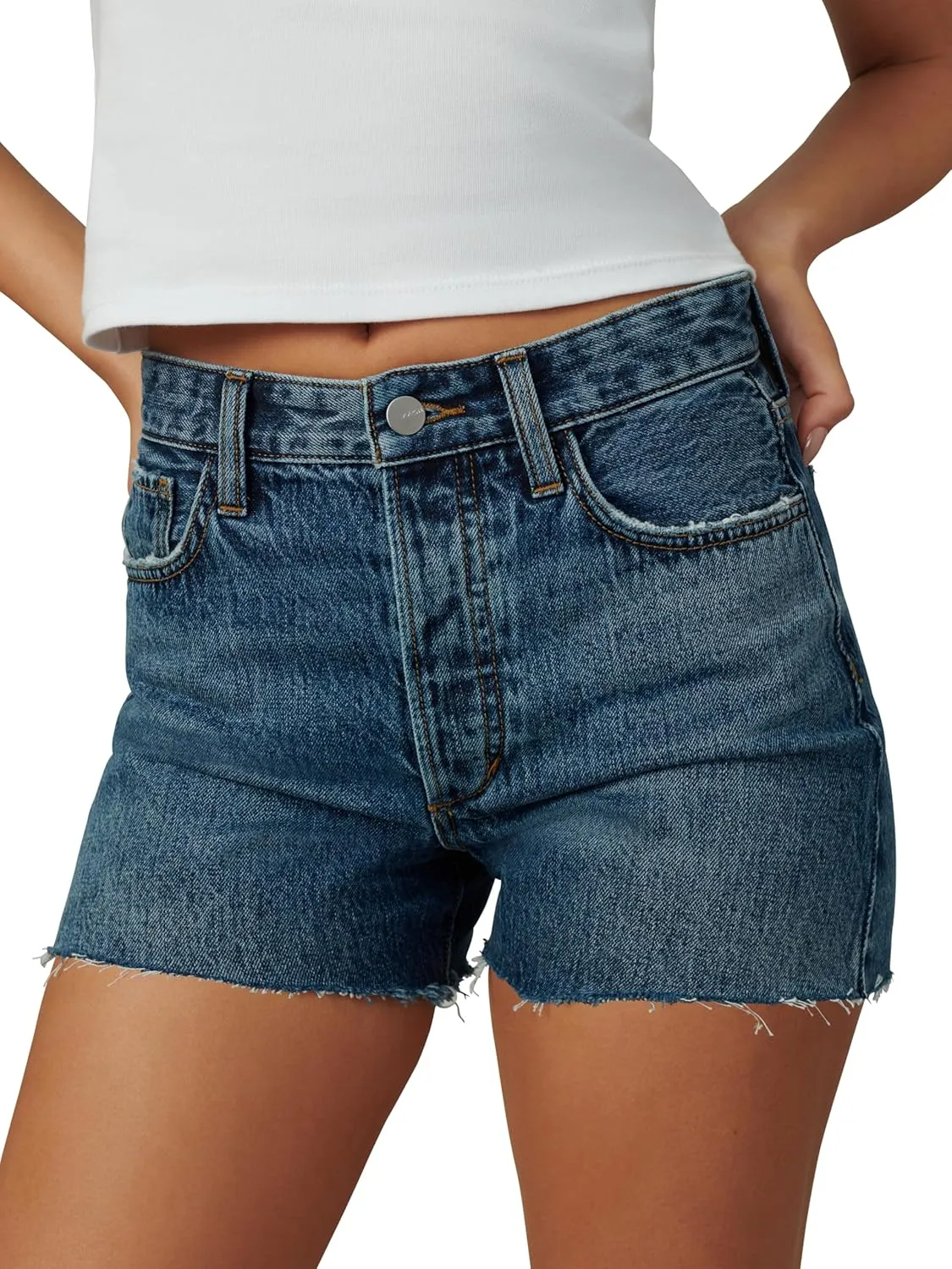 Joe's Women's The Alex High Rise Fitted Denim Short
