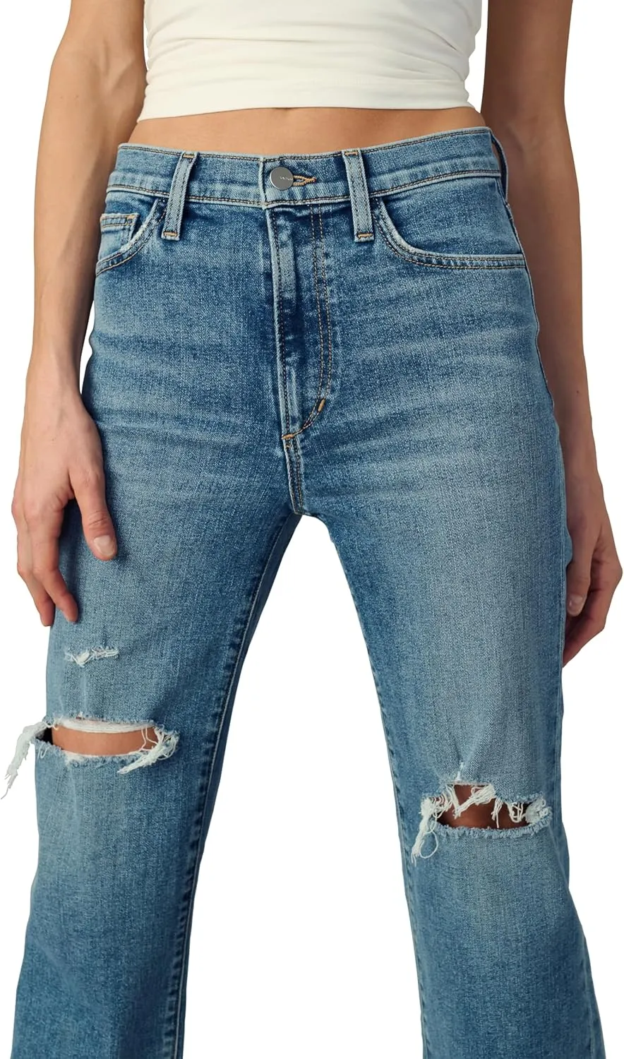 Joe's Women's The Blake High Rise Crop Wide Leg Jean
