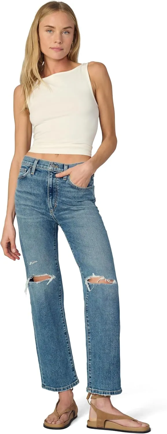 Joe's Women's The Blake High Rise Crop Wide Leg Jean