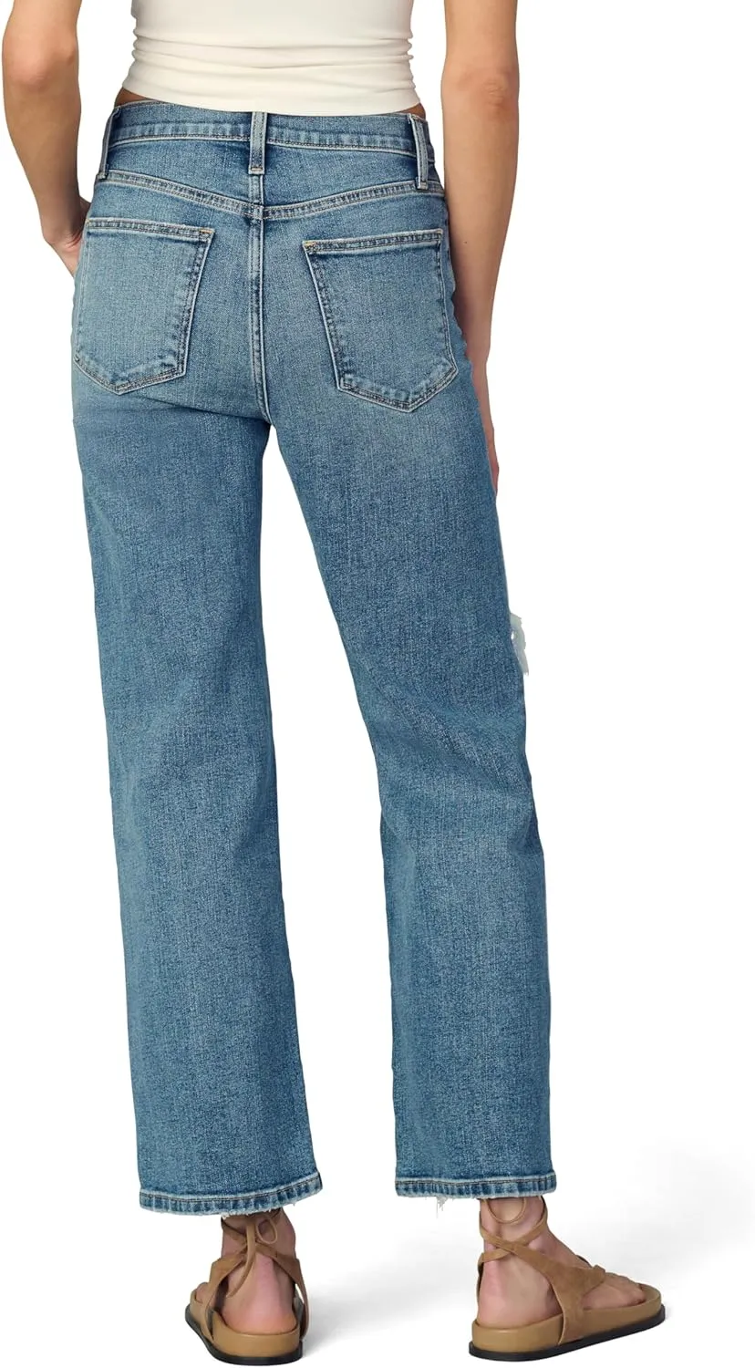 Joe's Women's The Blake High Rise Crop Wide Leg Jean