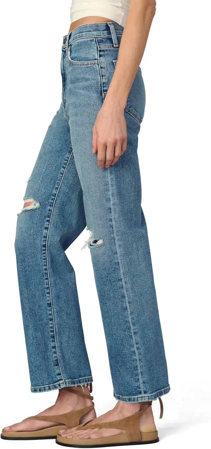 Joe's Women's The Blake High Rise Crop Wide Leg Jean