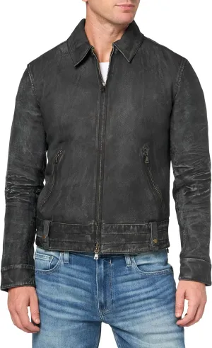 John Varvatos Men's Sorcha Leather Jacket