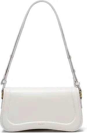 JOLLQUE Crescent Shoulder Bag for Women,Small Leather Strap Dumpling Handbag Purse,Unique Trendy Designer Hobo Crossbody Bags