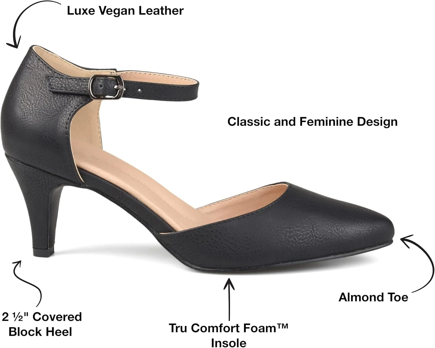 Journee Women's Comfort Foam Bettie Pumps