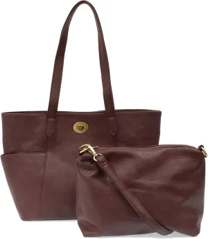 Joy Susan Turn Lock Tote: Judy in Vegan
