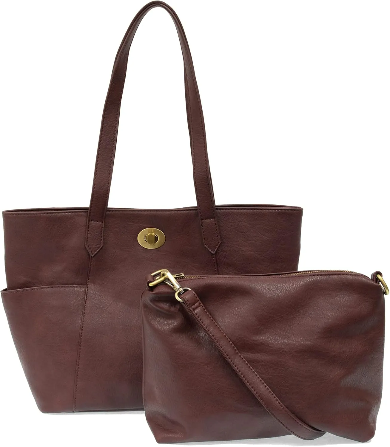 Joy Susan Turn Lock Tote: Judy in Vegan