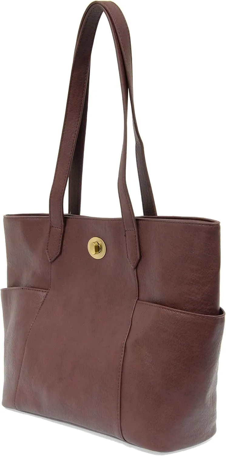 Joy Susan Turn Lock Tote: Judy in Vegan