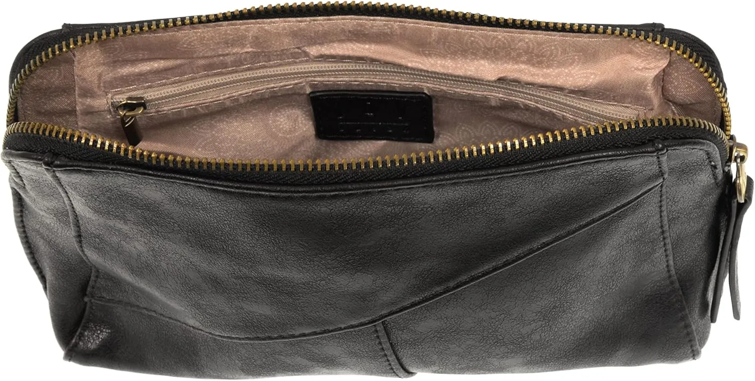Joy Susan Woven Strap Crossbody: Gigi Wristlet